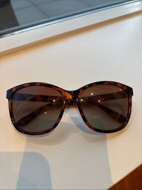 SUNCLOUD Tortoise Shell Sunglasses with Brown Lenses